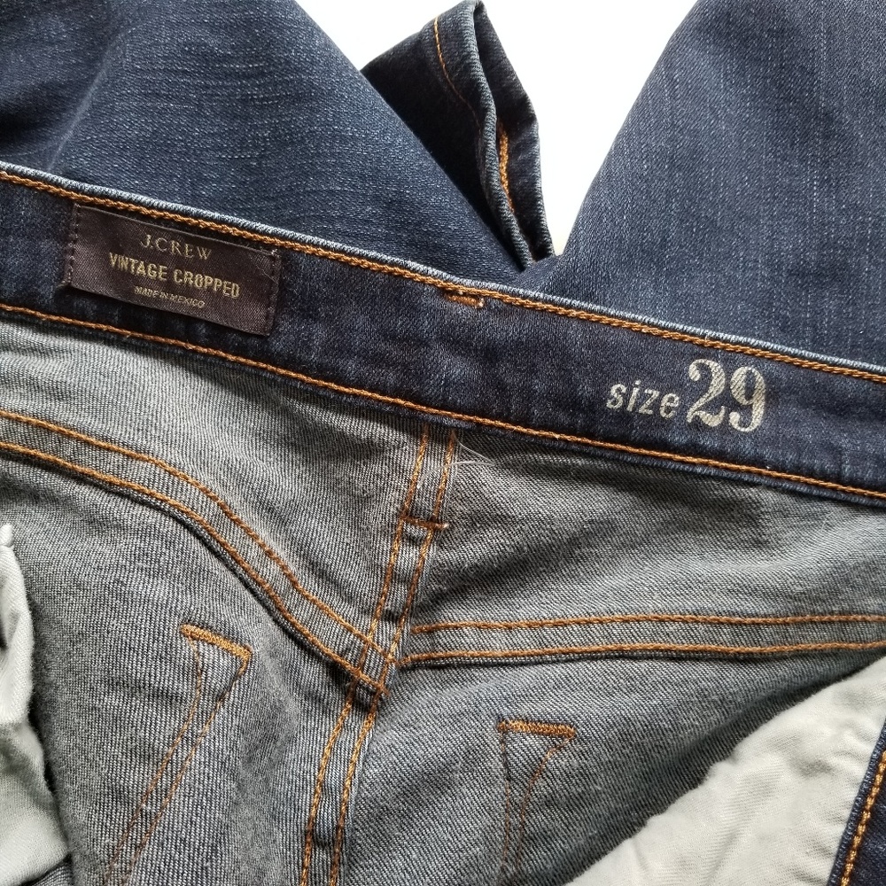 J.Crew Cropped Jean SIZE 29 - Picture 5 of 8